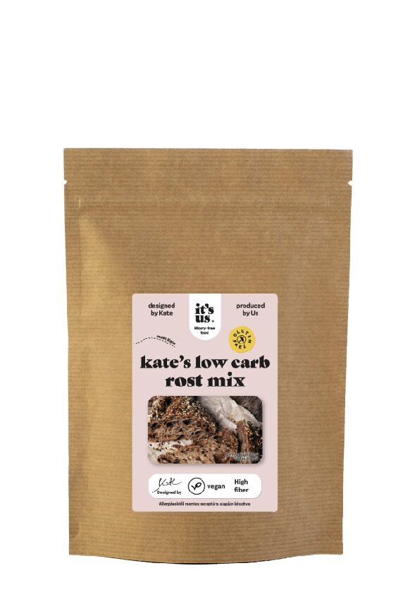 it's us KATE'S LOW CARB rost mix gluténmentes keverék 300g / AKCIÓ! -10% kedvezménnyel kapható!