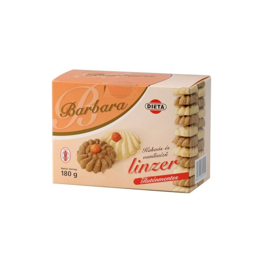 Barbara kakaós-vaníliás linzer 150g