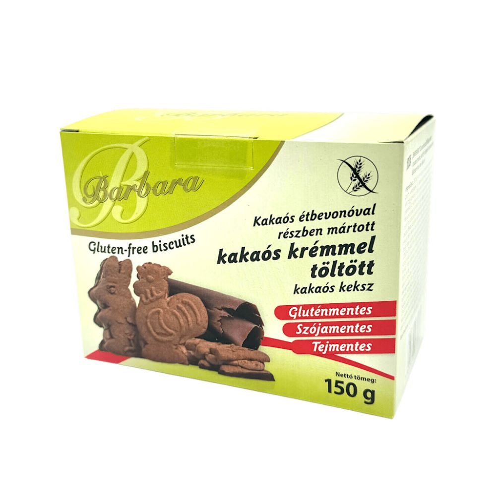 Barbara Kakaós állatfigurás keksz 150g
