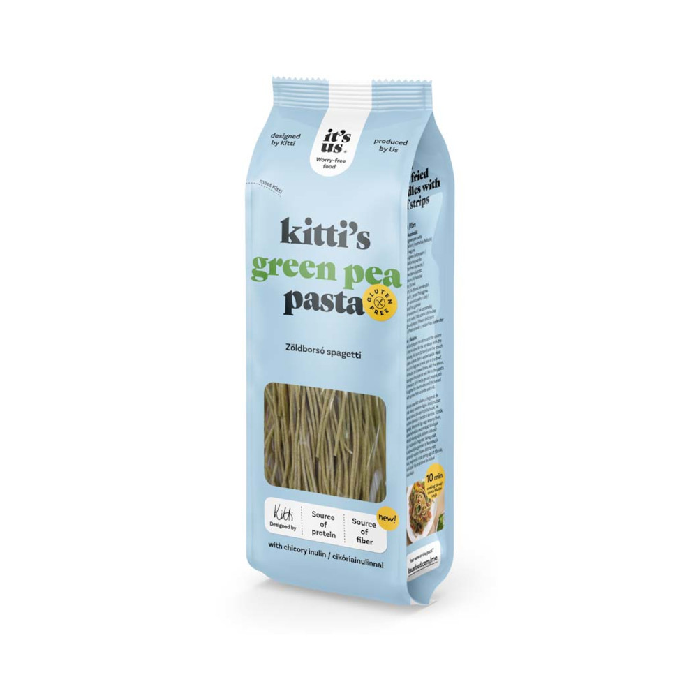 It’s us Kitti’s Zöldborsó száraztészta spagetti 200g / AKCIÓ! -10% kedvezménnyel kapható !