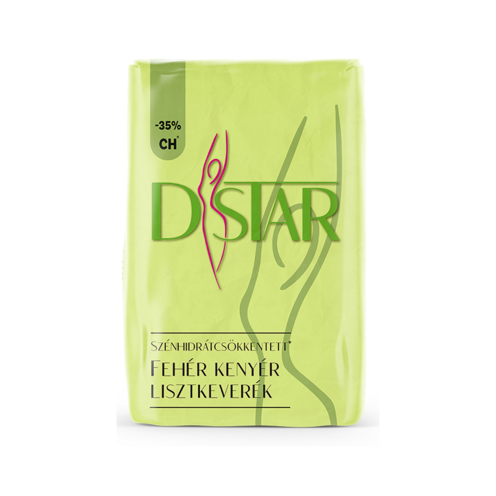 D-Star 1 kg KENYÉRliszt keverék / Diabestar csökkentett szénhidráttartalmú fehérkenyér sütőkeverék 1kg