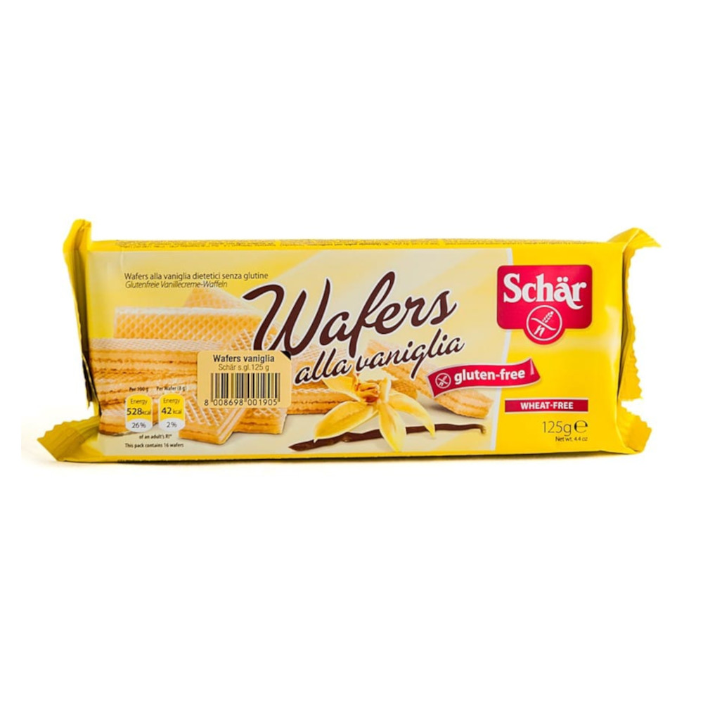 SCHAR Wafers vaníliás nápolyi 125 g