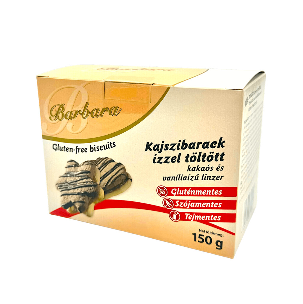 Barbara Kajszibarackos gluténmentes linzer 150g