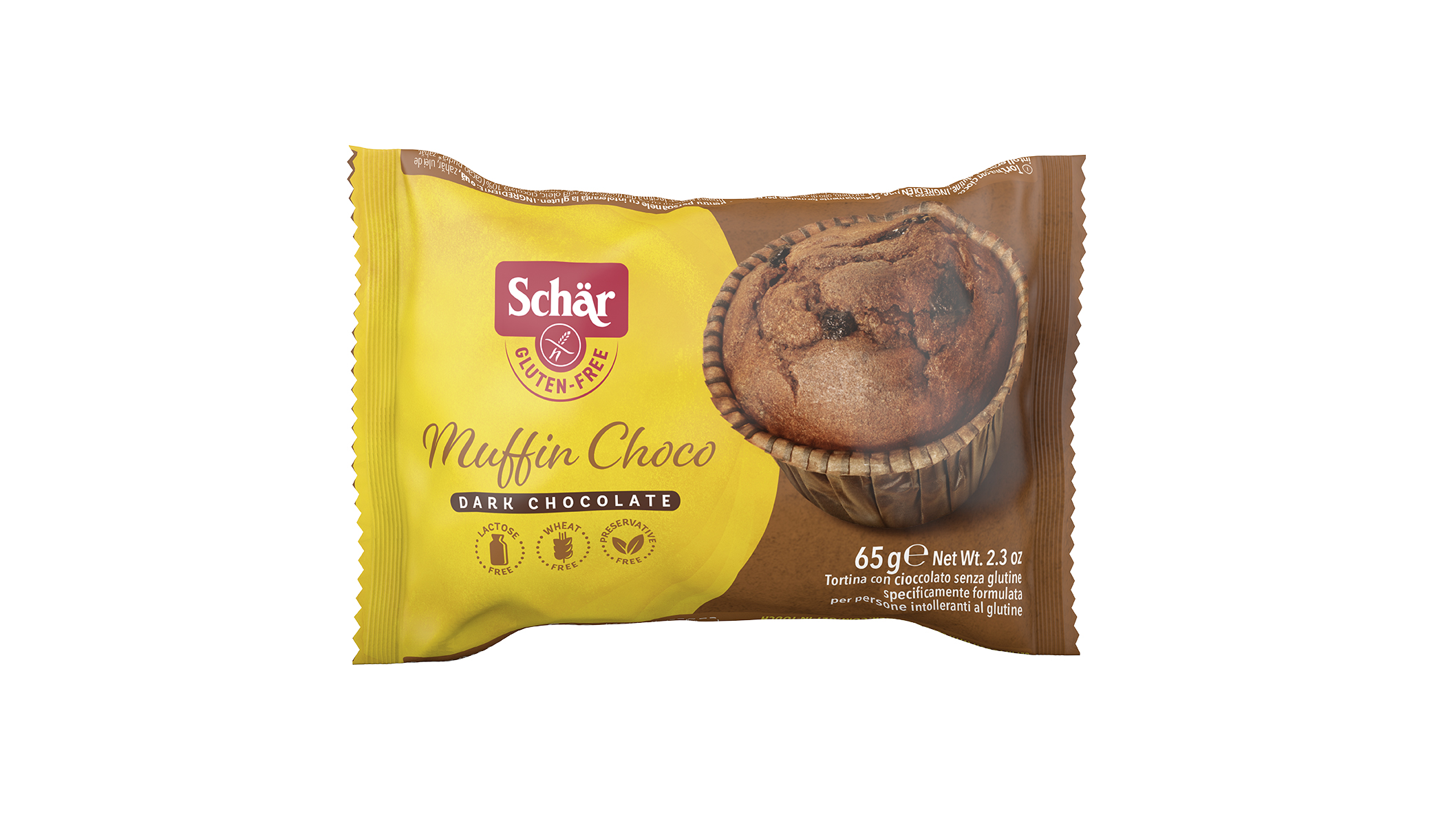 Schar muffin csokoládés 65g