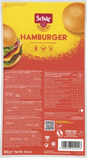 Schar hamburger zsemle 300g
