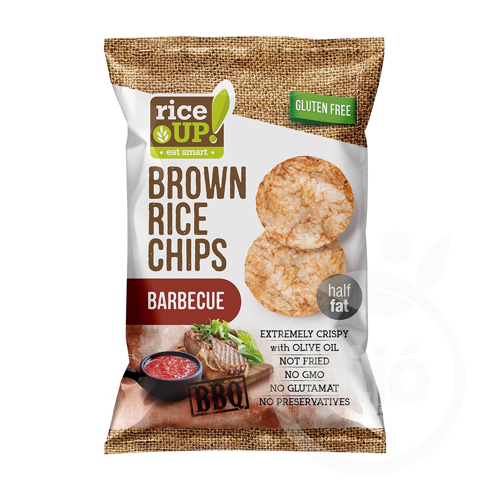 Rice Up barbecue rizs chips 60g