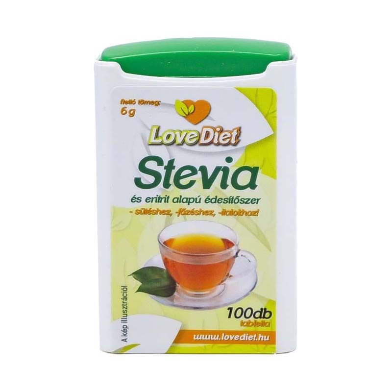 Love Diet Stevia édesítőszer tabletta (természetes) 100 db