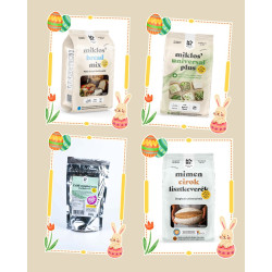 AKCIÓS CSOMAG 1!-15% kedvezménnyel It’s us miklos’ universal plus lisztkeverék prebiotikus cikóriainulinnal 1kg , It’s us Miklos’s bread mix 1000g ,It’s us MIMEN gluténmentes cirok pékáru lisztkeverék 500g , it's us NATURBIT Psyllium (Útifű maghéj) rost ő