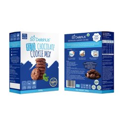 SoDelishUs KETO csokis sütemény-cookie mix 200g/AKCIÓ! -10% kedvezménnyel kapható Április hónapban!