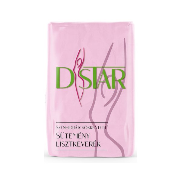 D-Star 1 kg SÜTEMÉNYliszt keverék / DIABESTAR csökkentett szénhidráttartalmú sütemény lisztkeverék 1kg
