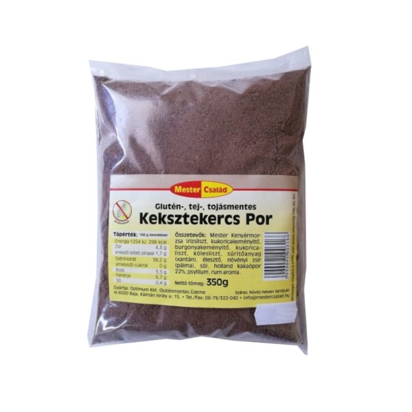Mester Család gluténmentes keksztekercs por 350g