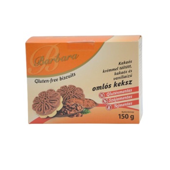Barbara Kakaós töltött keksz 150g