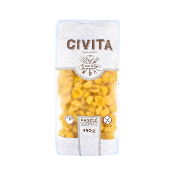 CIVITA gluténmentes kagyló tészta 450g