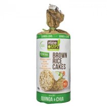Rice Up Barna rizses Chia magos&quinoás puffasztott szelet 120g