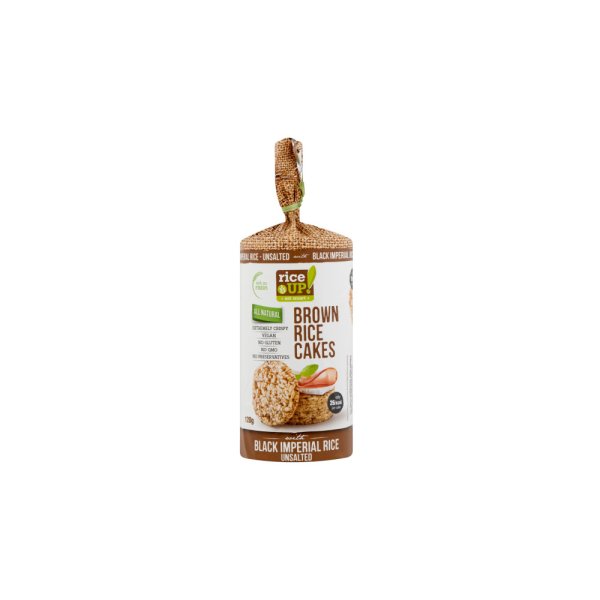 Rice Up Fekete rizses Natúr puffasztott szelet 120g