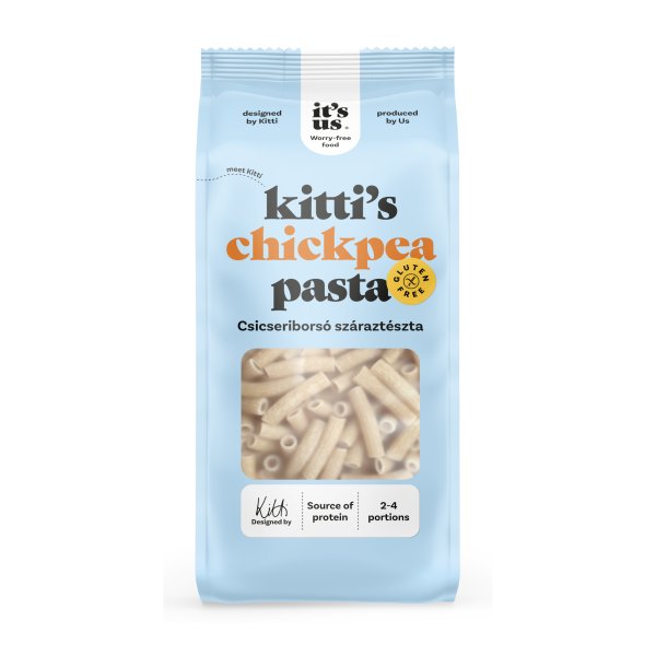 It's us Kitti's Csicseriborsó száraztészta rövid makaróni 250g / MiMen minden mentes csicseri tészta RÖVID MAKARÓNI
