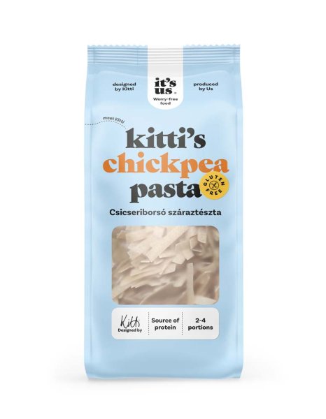 It's us Kitti's Csicseriborsó száraztészta szélesmetélt 250g /MiMen minden mentes csicseri tészta SZÉLES METÉLT