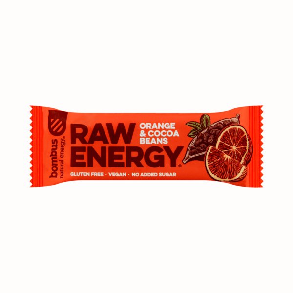 Bombus Energy narancs és kakaóbab szelet 50g
