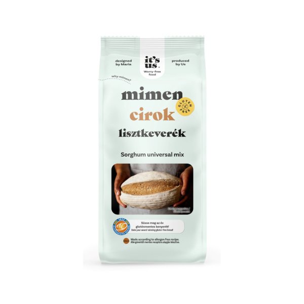it's us MIMEN gluténmentes cirok pékáru lisztkeverék 500g