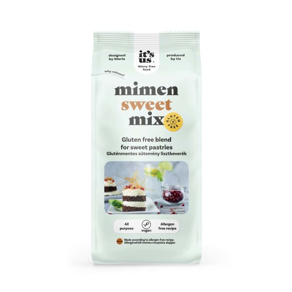 it's us MIMEN sweet (sütemény, palacsinta) gluténmentes lisztkeverék 500g