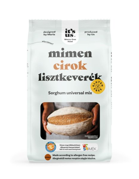 it's us MIMEN gluténmentes cirok pékáru lisztkeverék 1kg
