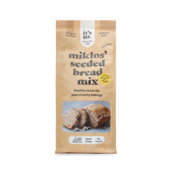 It's us seeded bread mix / GLUTENIX gluténmentes magkeverékes kenyér lisztkeverék 500g